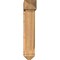 Ekena Millwork Traditional Arts and Crafts Smooth Bracket w/ Offset Brace, Western Red Cedar, 7 1/2"W x 26"D x 38"H BKT0806X26X38TRA03SWR - alternate 4